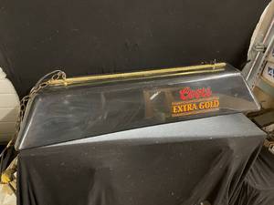 lot 92 image: Coors Extra Gold pool table light