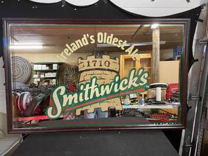 lot 123 image: Large Smithwicks, Irelands Oldest Ale mirror