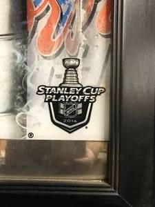 lot 125 image: Coors Light 2014 NHL Stanley Cup Playoffs mirror