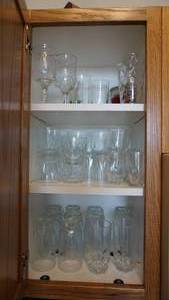 lot 11 image: Drinking Glasses  Fancy Glasses
