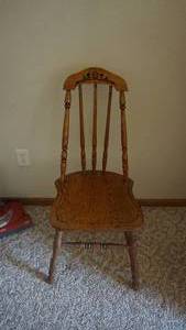 lot 42 image: Vintage Wooden Chair