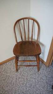lot 56 image: Vintage Wooden Chair