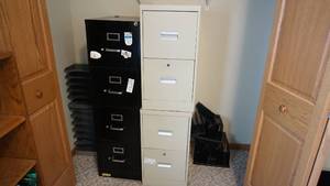 lot 75 image: File Cabinets and Paper Holders