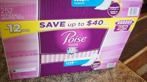 lot 117 image: Poise Pads