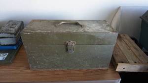 lot 160 image: Toolbox with Misc. Tools