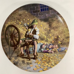 lot 18 image: Six Fairy Tale Porcelain Plates
