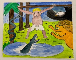 lot 23 image: Three Block Prints by Jack Zipes