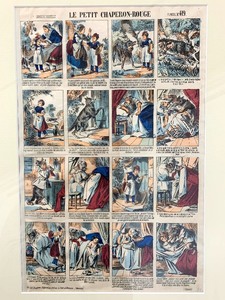 lot 28 image: Original French 19th Century Fairy Tale from an Antique Chapbook