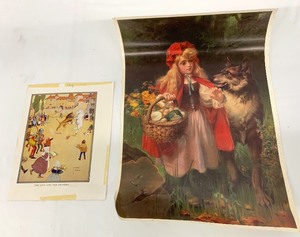 lot 35 image: Two Unframed Fairy Tale Prints