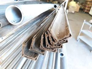 Lot of (6) 20 Stainless Steel Duct Mate Flange
