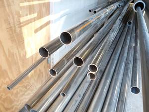 Large Lot (13) VEGA 12, 34 & 1 304 & 316 Stainless Steel Pipe - 116 Wall