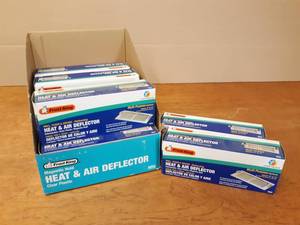 NEW Lot of 9 Frost King Heat  Air Deflectors 10 to 14