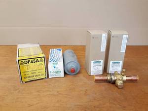 Lot of (2) Keeprite Refrigeration Ball Valves Part No. 78BV  Driers  Filters