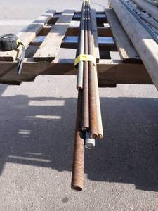 Lot of About 30 34 & 58 Threaded Ready Rods