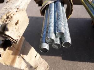 Lot of 30 34-10 Threaded Ready Rod - Each Rod is 6 Long