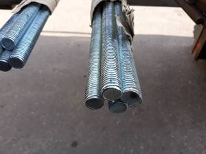 Lot of 30 34-10 Threaded Ready Rod - Each Rod is 6 Long