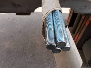 Lot of 24 78 Threaded Ready Rod - Each Rod is 6 Long