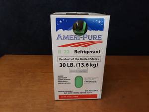 NEW 30 LB Net Weight R22 Tank of Refrigerant