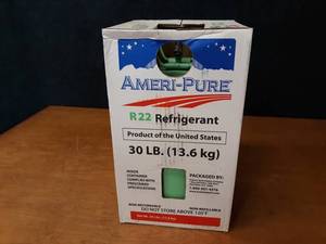 NEW 30 LB Net Weight R22 Tank of Refrigerant