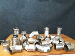 Lot of (20) Type B 4 Gas Vent Pipe Fittings