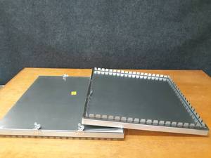 Lot of (2) Galvanized Air Duct Access Panels 24 x 24