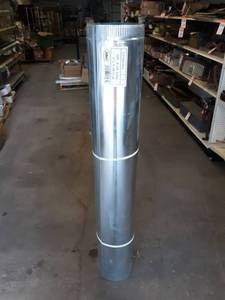NEW Lot of (5) 9 x 60 26 Gauge Galvanized Duct Pipe