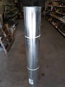 NEW Lot of (5) 9 x 60 26 Gauge Galvanized Duct Pipe