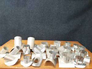 Lot of (21) Galvanized Saddle Tees - Mostly 4 & 5