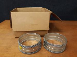 Lot of (7) 8 Spiral Duct Couplers