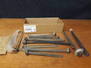 Lot of (10) Screw in Heating Elements and More