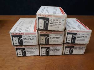 Lot of (7) Honeywell Tradeline Limit Controls Part No. L4029E 1219