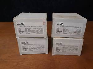 Lot of (4) NEW BELIMO Motorized Valves 12 Sweat Fitting