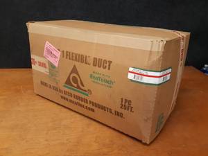 Atco 12 x 25 Flexible Duct w Silver Jacket