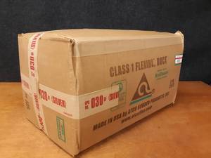 Atco 12 x 25 Flexible Duct w Silver Jacket