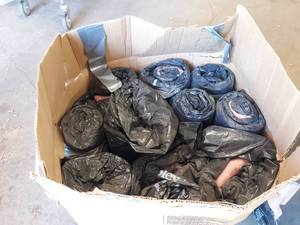 Box of (10) Rolls of mostly 8 Insulated Duct Sleeves