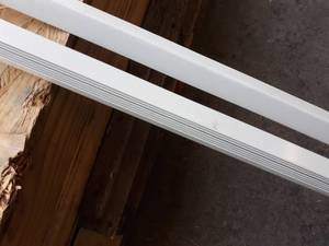 Lot of (8) Steel 1 x 1 x 96 Angle Pieces - 116 Thick
