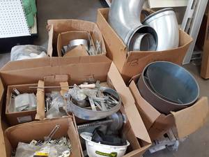 Pallet Lot of Assorted Tubes, Hardware and More
