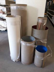 Large Lot of Assorted Rolls of Laminate  Formica Sheets - Various Colors and Styles