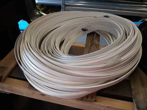 Roll of White PVC Edge Banding 1516 x 18