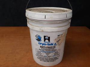 NEW 5 Gallons Cryo-tek AG Anti-Freeze Concentrate for Heating, Cooling, Potable Water & Closed Loop Solar Systems