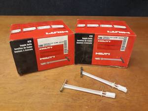 150 HILTI Toggler Drywall Anchors 316-24