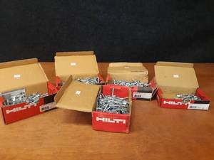 200 HILTI Concrete Screw - Threaded Rod Anchors - Uses 38 Rod