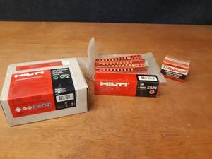 1100 HILTI Powder Actuated Fastener Cartridges .27 Cal Short and More