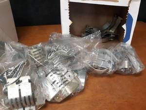 Large Lot of Caddy 2-12 & 3 Rigid Strut Pipe Clamps