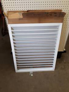 Lot of (2) 30 x 24 Fixed Aluminum Louvers