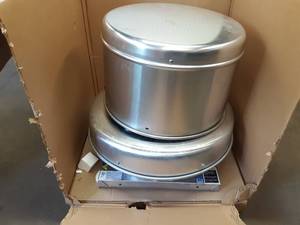 NEW Greenheck Downblast Belt Drive Exhaust Fan w Marathon 12hp 1-Phase Motor