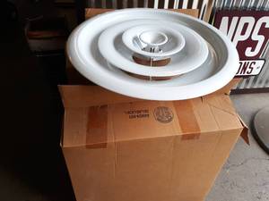 NEW Lot of (4) Price Industries Round Cone Diffusers 12