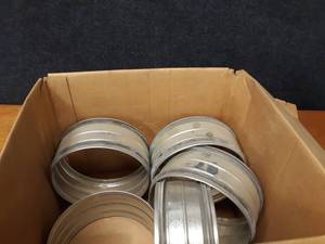 lot 1795 image: Lot of (7) 8 Spiral Duct Couplers