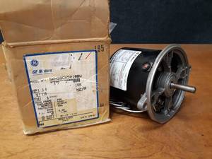 lot 1506 image: NEW GE Electric Motor - 16 HP - 1 Phase