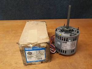 lot 1570 image: NEW FASCO Electric Motor - 12 to 15 HP - 1 Phase